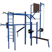 Спортивний майданчик з тренажерами